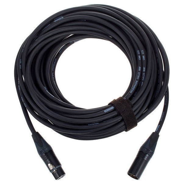 Cablu Microfon Profesional, Cordial, XLR mama la XLR tata, 15m