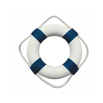 Colac Sea Club, decorativ, alb cu albastru, Ø 20cm Colac Sea Club, decorativ, alb cu albastru, Ø 20cm