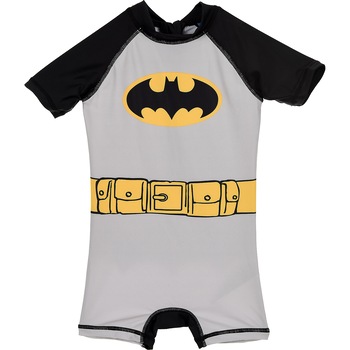 Costum de baie UV cu maneci scurte si fermoar Batman SunCity SE1955 B360653, Gri Costum de baie UV cu maneci scurte si fermoar Batman SunCity SE1955 B360653, Gri