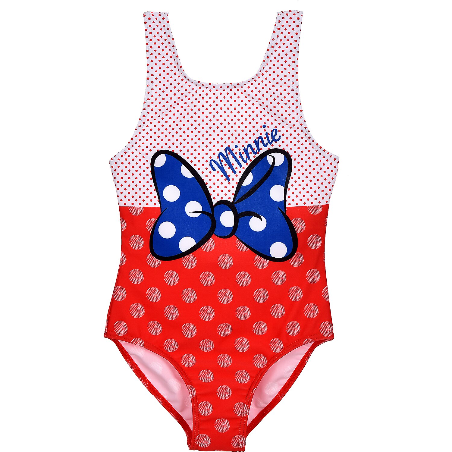 Costum baie cu fundita Minnie SunCity ET1723 B360657, Rosu