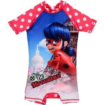 Costum de baie UV cu maneci scurte si fermoar LadyBug SunCity SE1915 B360651, Roz Costum de baie UV cu maneci scurte si fermoar LadyBug SunCity SE1915 B360651, Roz