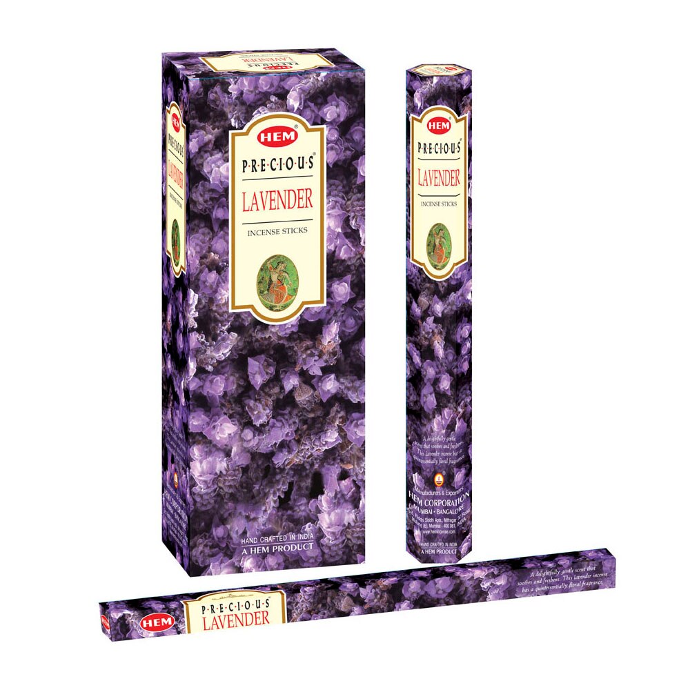 Betisoare parfumate HEM - Precious Lavander (6 seturi x 20buc)