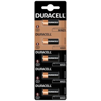 Set 5 baterii Duracell MN21/A23 Alkaline 12V Set 5 baterii Duracell MN21/A23 Alkaline 12V