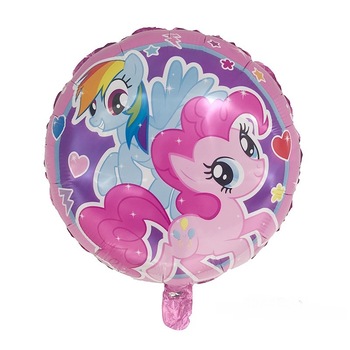 Balon folie rotund My Little Pony, diametru 45 cm, aer sau heliu Balon folie rotund My Little Pony, diametru 45 cm, aer sau heliu