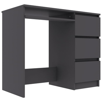 Birou, gri, 90 x 45 x 76 cm, PAL 801375 Birou, gri, 90 x 45 x 76 cm, PAL 801375
