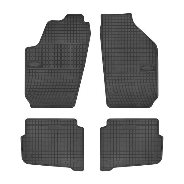 Set 4 covorase MAMMOOTH, Cauciuc, pentru SEAT CORDOBA, IBIZA III, SKODA FABIA I, VW FOX, POLO, LIFTBACK/SALOON, 1999+, Negru