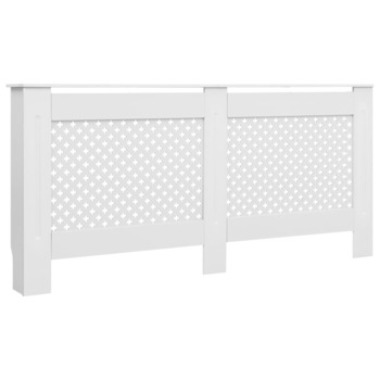 Masca de calorifer cu finisaj mat, vidaXL, MDF, 172 x 19 x 81.5 cm, Alb Masca de calorifer cu finisaj mat, vidaXL, MDF, 172 x 19 x 81.5 cm, Alb