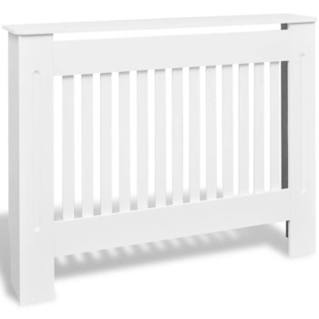 Masca de calorifer vidaXL, MDF, 112 cm, Alb Masca de calorifer vidaXL, MDF, 112 cm, Alb