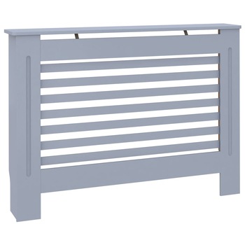 Masca de calorifer vidaXL, MDF, 112 x 19 x 81 cm, Gri Masca de calorifer vidaXL, MDF, 112 x 19 x 81 cm, Gri
