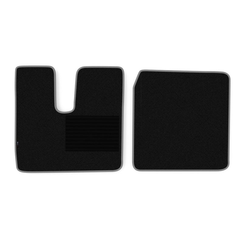 Set 2 covorase camion F-Core, velur, pentru MAN TGX, 2007+, Negru - Gri