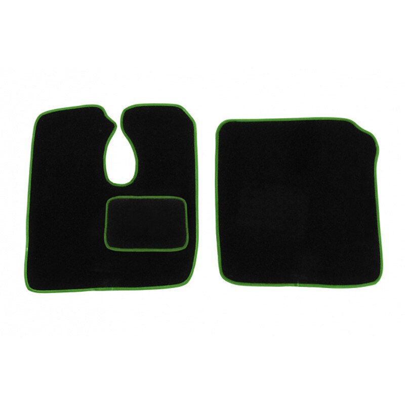 Set 2 covorase camion F-Core, velur, pentru MAN L 2000, 1993+, Negru - Verde