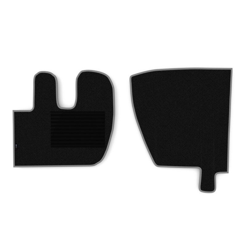 Set 2 covorase camion F-Core, velur, pentru RENAULT PREMIUM, PREMIUM 2, 1996+, Negru - Gri
