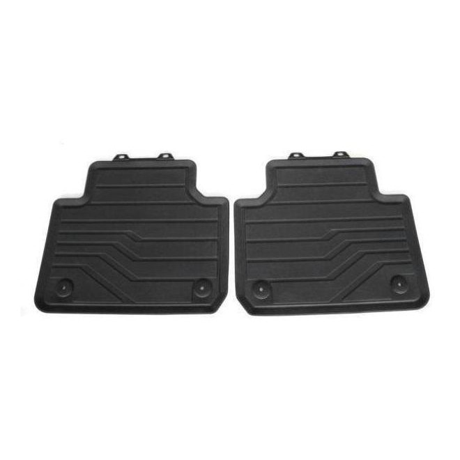 Set 2 covorase cauciuc spate, Volkswagen Touareg, Negru