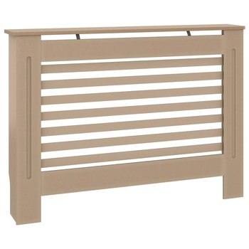 Masca de calorifer vidaXL, MDF, 112 x 19 x 81 cm, Maro Masca de calorifer vidaXL, MDF, 112 x 19 x 81 cm, Maro