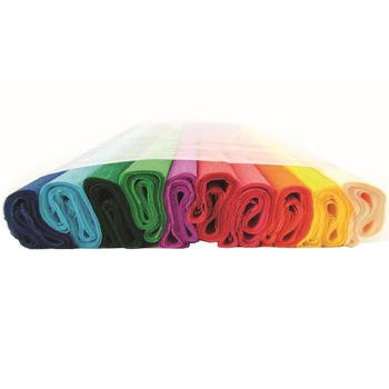Hartie creponata hobby 50x200cm set 10 diverse culori (alb, galben, portocaliu, rosu, roz, albastru, verde, verde deschis, maro, albastru deschis) Hartie creponata hobby 50x200cm set 10 diverse culori (alb, galben, portocaliu, rosu, roz, albastru, verde, verde deschis, maro, albastru deschis)