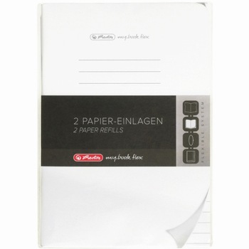 Set 10 rezerve caiet Herlitz MyBook Flex, A5, 40 file, dictando Set 10 rezerve caiet Herlitz MyBook Flex, A5, 40 file, dictando