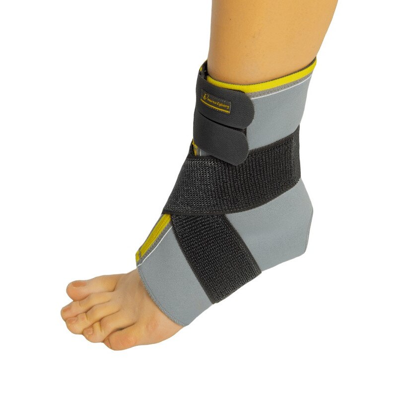 Orteza pentru glezna cu bandaj incrucisat, Marime XL, Circumferinta glezna 31-34 cm, Morsa Cyberg
