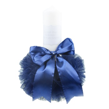 Lumanare pentru botez 30 x 7 cm NN LB-28, Bleumarin Lumanare pentru botez 30 x 7 cm NN LB-28, Bleumarin