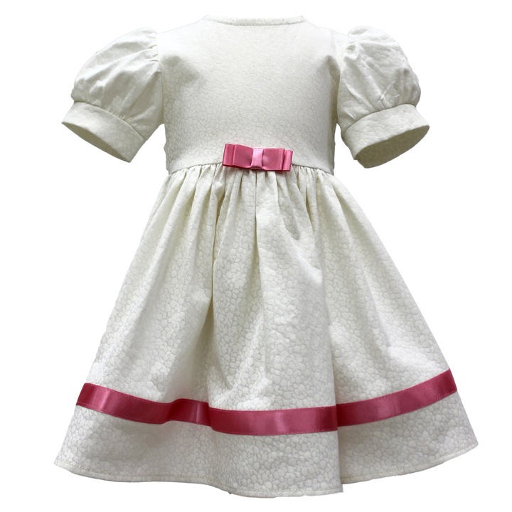 Rochie cu Bentita, Carmeliz, Alb