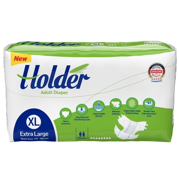 Scutece adulti, marca Holder, Marimea XL - XLarge, 90 bucati/pachet Scutece adulti, marca Holder, Marimea XL - XLarge, 90 bucati/pachet