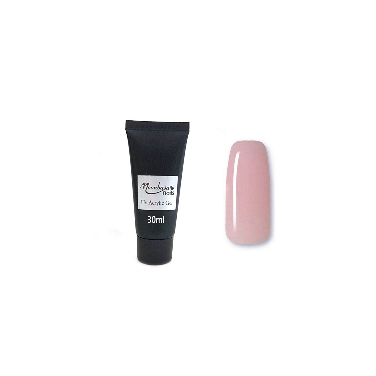 Gel acrilic Fusion AcrylGel Tubes MoonbasaNails, Pink #006, 30ml