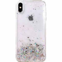 Husa iPhone SE 2020 / iPhone 8 / iPhone 7 / iPhone 6s / iPhone 6, Star Glitter Shining, Sclipici, Transparent
