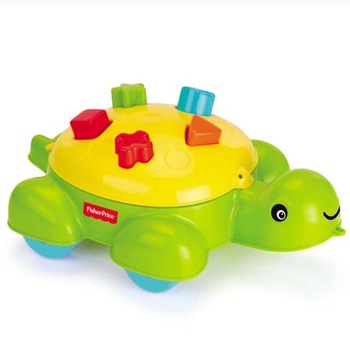 Jucarie de sortat pentru copii, Fisher Price, Model broasca testoasa, Multicolor Jucarie de sortat pentru copii, Fisher Price, Model broasca testoasa, Multicolor