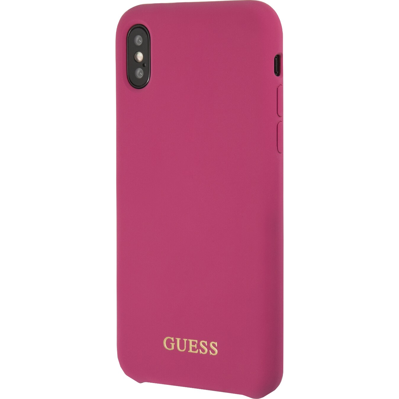 Husa de protectie Guess Silicone pentru iPhone X/XS, GUHCPXLSGLPI, Pink