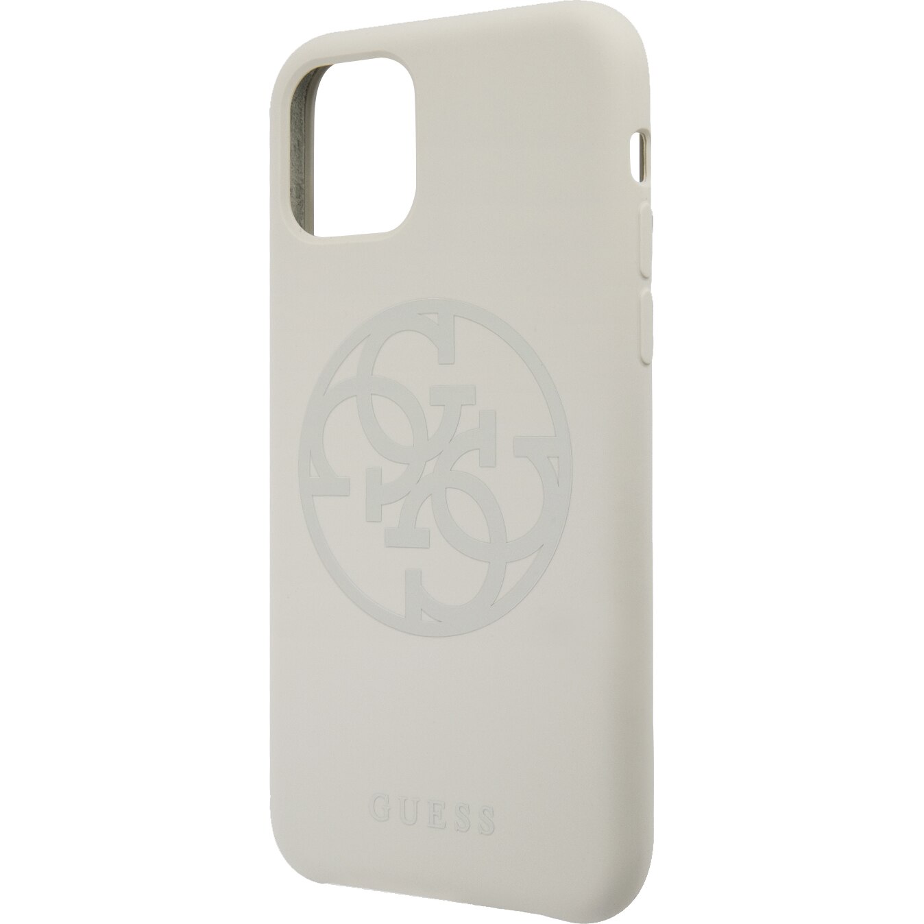 Husa de protectie Guess Silicone Tone On Tone GUHCN65LS4GLG pentru iPhone 11 Pro Max, White