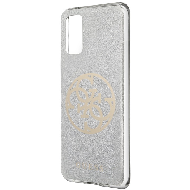 Husa de protectie Guess Glitter Circle Kryt GUHCS67PCUGLLG pentru Samsung Galaxy S20 Plus, Grey