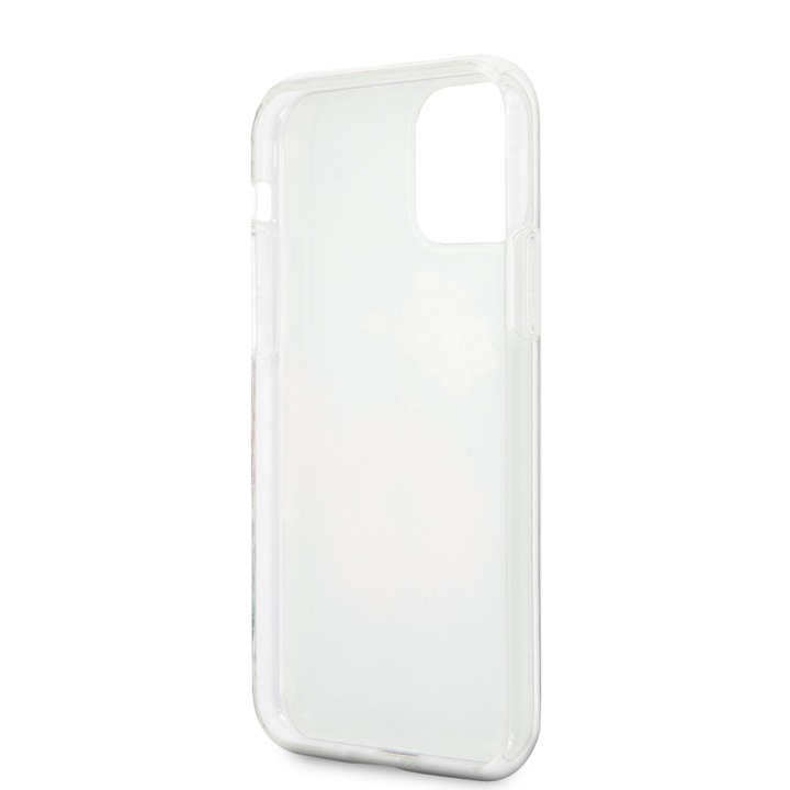 Предпазен калъф Guess N*1 Flower за iPhone 11 Pro Max, GUHCN65IMLFL01, Black