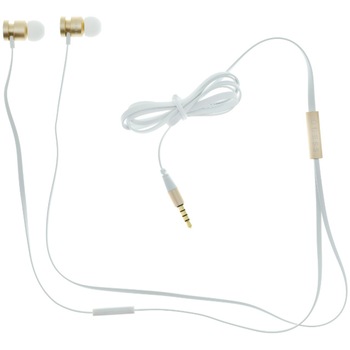 Casti audio Guess GUEPWIGO Microfon cu Input Jack 3.5mm, Alb/Auriu Casti audio Guess GUEPWIGO Microfon cu Input Jack 3.5mm, Alb/Auriu