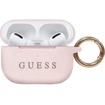 Husa de protectie Guess pentru Airpods Pro, Roz Husa de protectie Guess pentru Airpods Pro, Roz