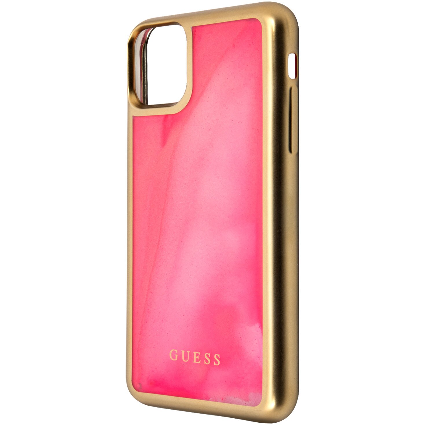 Husa de protectie Guess Glow in The Dark pentru iPhone 11 Pro Max, GUHCN65GLTRPI, Pink