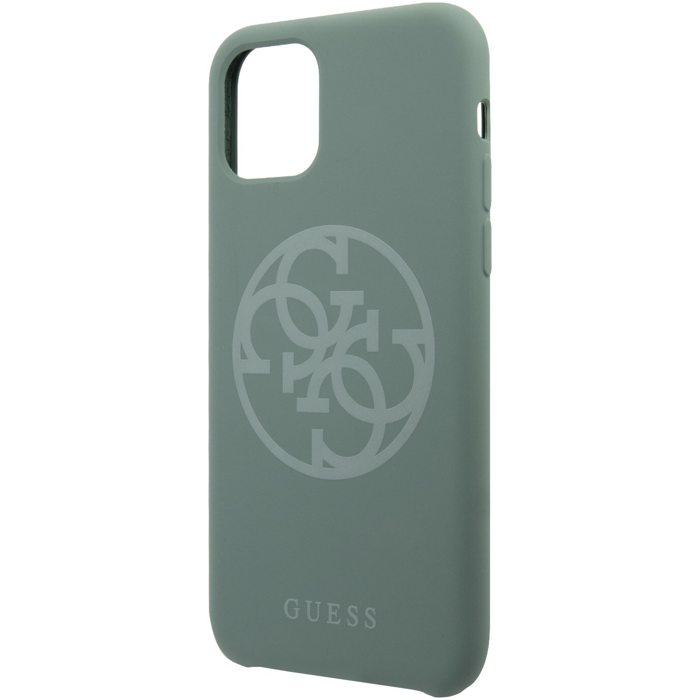 Husa de protectie Guess Silicone Tone On Tone GUHCN61LS4GKA pentru iPhone 11, Green
