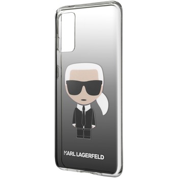 Husa de protectie Karl Lagerfeld Degrade pentru Samsung Galaxy S20 G980 / Samsung Galaxy S20 5G G981 G981, Negru Husa de protectie Karl Lagerfeld Degrade pentru Samsung Galaxy S20 G980 / Samsung Galaxy S20 5G G981 G981, Negru