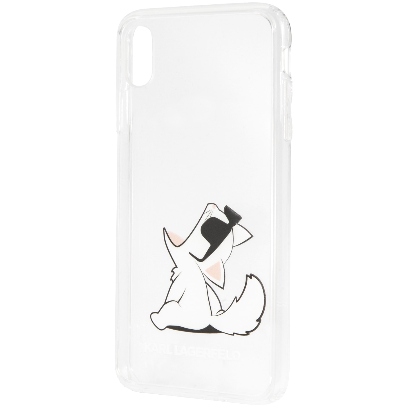 Husa de protectie Karl Lagerfeld Choupette Fun pentru iPhone Xs Max, KLHCI65CFNRC, Clear