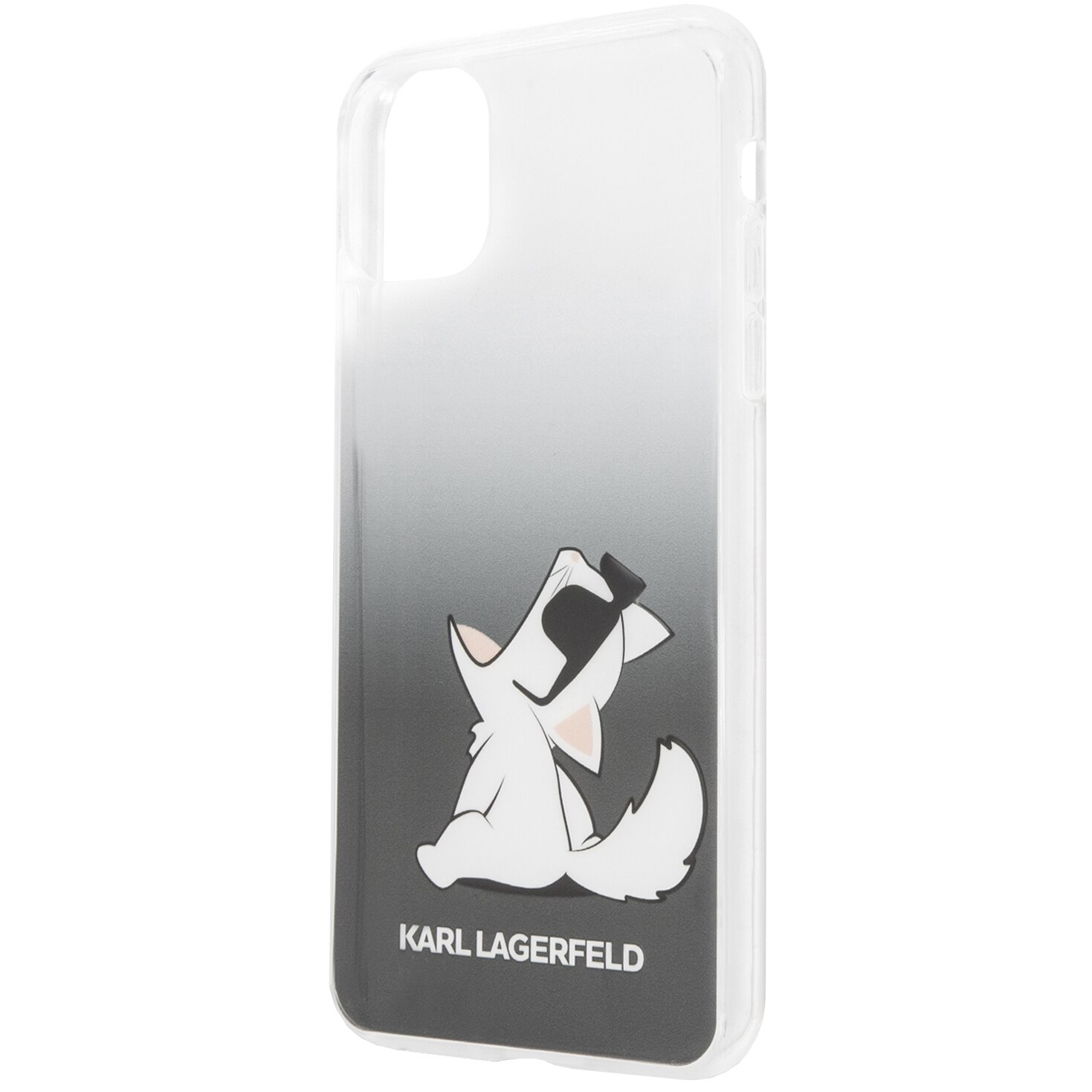 Husa de protectie Karl Lagerfeld Choupette Fun pentru iPhone 11 Pro Max, KLHCN65CFNRCBK, Black