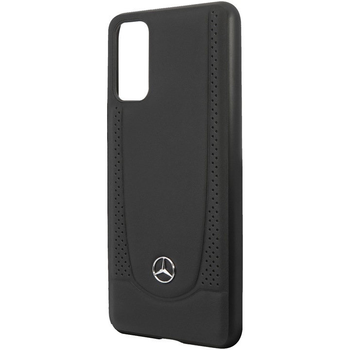Предпазен калъф Mercedes Perforation за Samsung Galaxy S20, MEHCS62ARMBK, Black