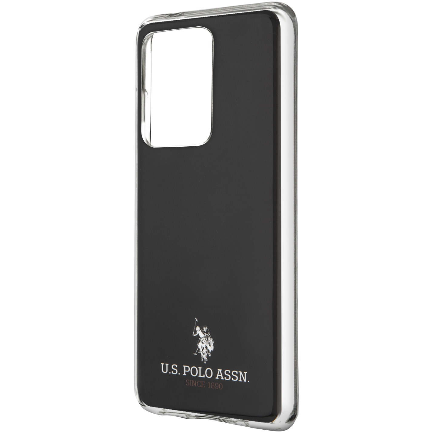 Husa de protectie US Polo Shiny pentru Samsung Galaxy S20 Ultra, Black