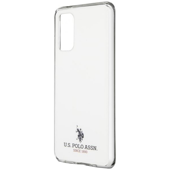 Husa de protectie US Polo Shiny pentru Samsung Galaxy S20, White