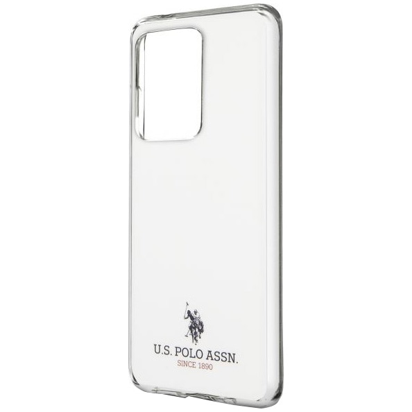 Husa de protectie US Polo Shiny pentru Samsung Galaxy S20 Ultra, White