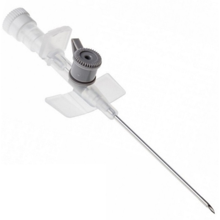 Branule 16G gri, cateter intravenos, 100 bucati/set