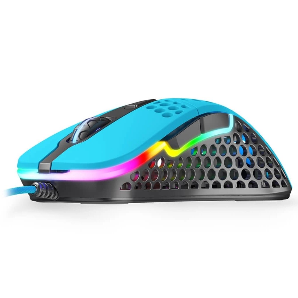 Mouse Gaming Xtrfy M4 Miami Blue, Albastru