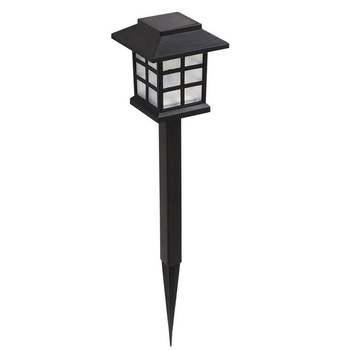 Lampa solara patrata, London, LED, IP 44, 38 cm, negru, clasic Lampa solara patrata, London, LED, IP 44, 38 cm, negru, clasic