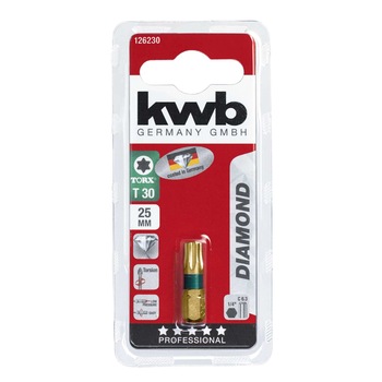 Biti Diamond, 25 mm Torx T 30, KWB Professional Biti Diamond, 25 mm Torx T 30, KWB Professional