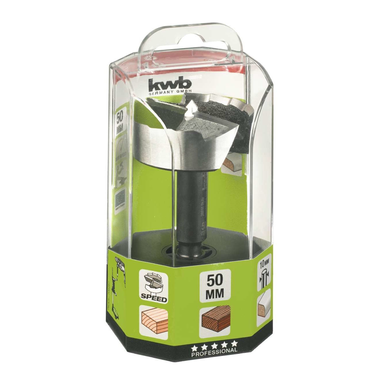 Burghiu freza pentru lemn Ø 50, KWB, AKKU TOP