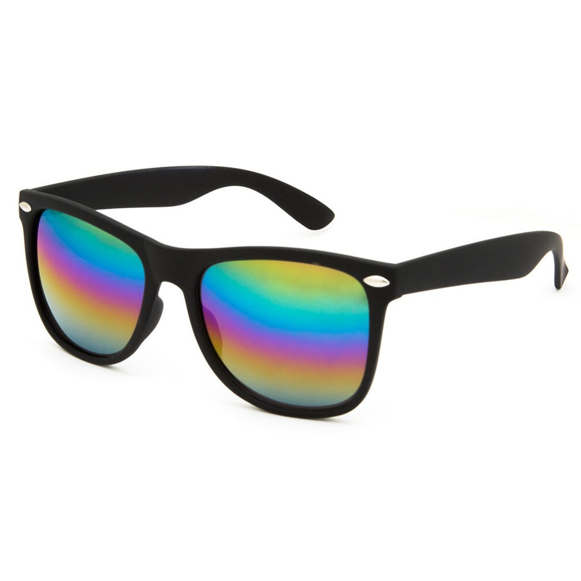 Ochelari de soare Negri Wayfarer Passenger cu lentile sidefate