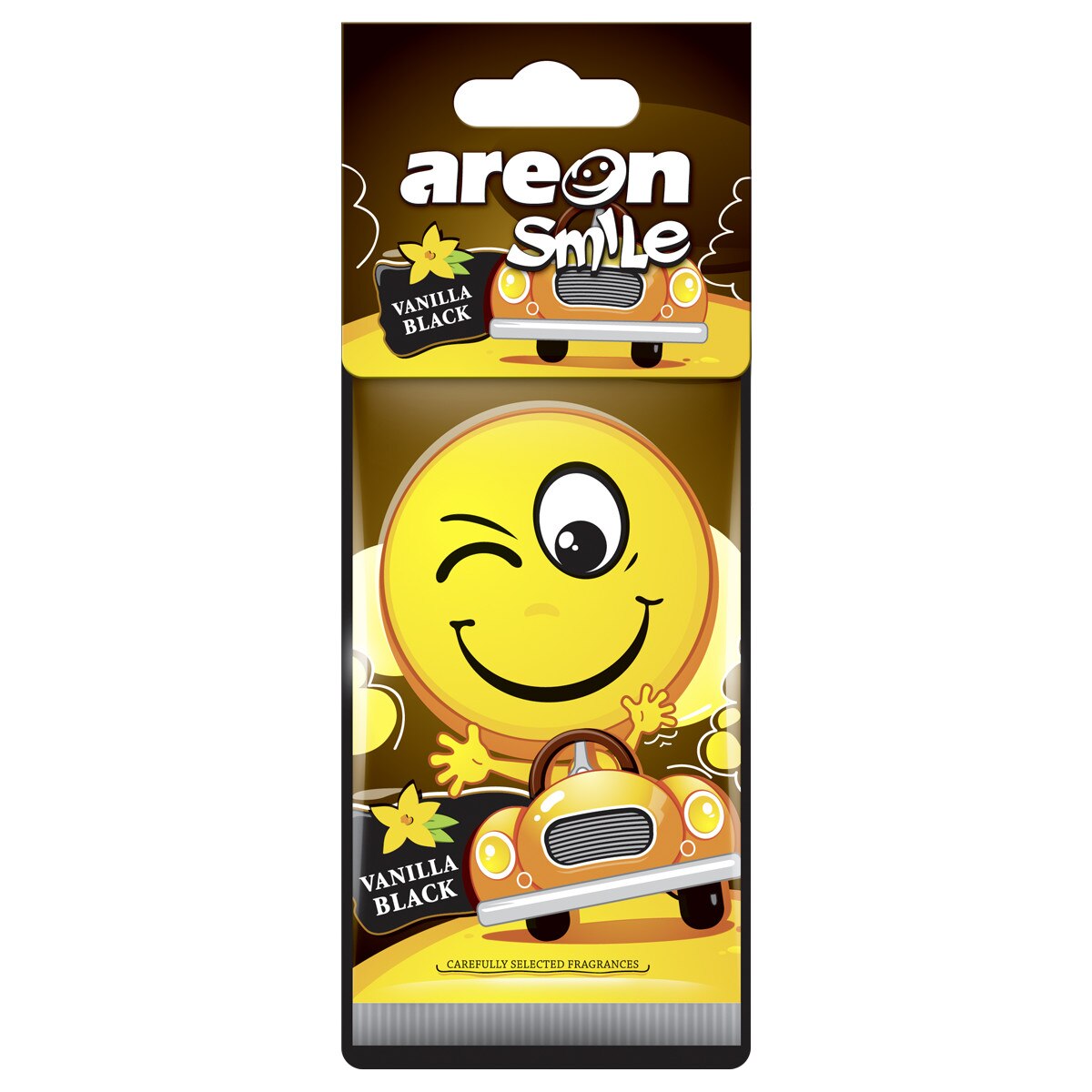 Odorizant Auto Areon Dry Smile Vanilla Black