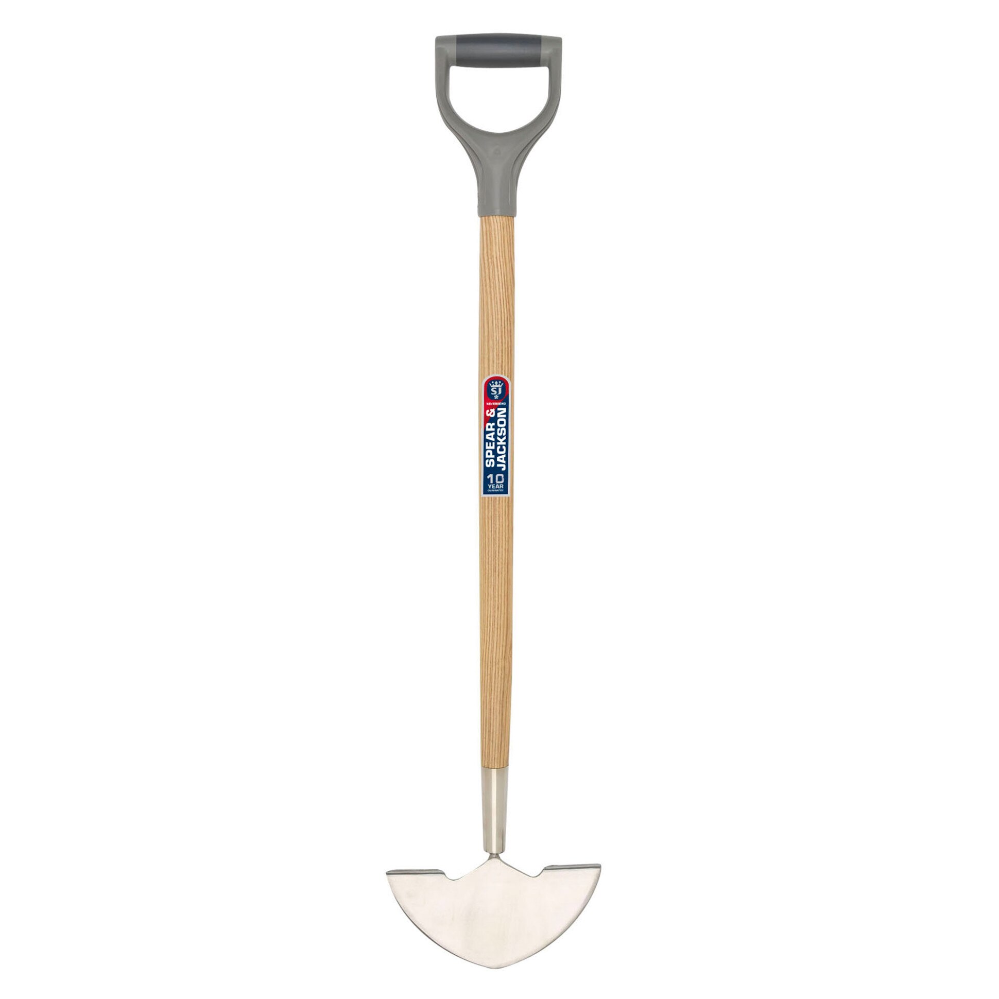 Cutit taiere margini gradina cu lama de inox, maner de lemn, Spear & Jackson Neverbend Stainless